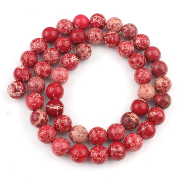Buddha-Armband Edelstein grüner Kaiserstein lose Perlen gebrochene runde Perlen DIY handgefertigte Armbandperlen Halbzeuge – Bild 9