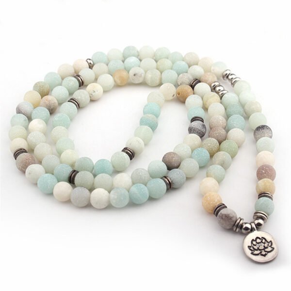 Buddha Armband Lotus beads bracelet – Bild 8
