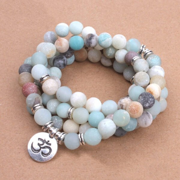 Buddha Armband Lotus beads bracelet – Bild 4