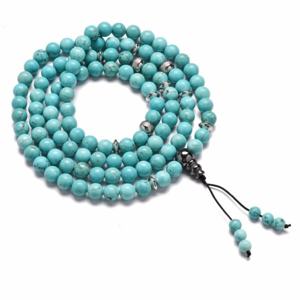 Buddha Armband Edelstein Achat Perlen 108 Stück – Bild 9