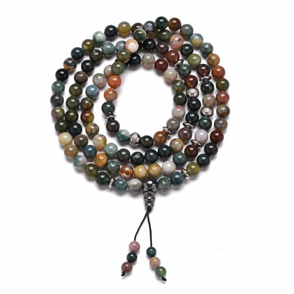 Buddha Armband Edelstein Achat Perlen 108 Stück – Bild 6