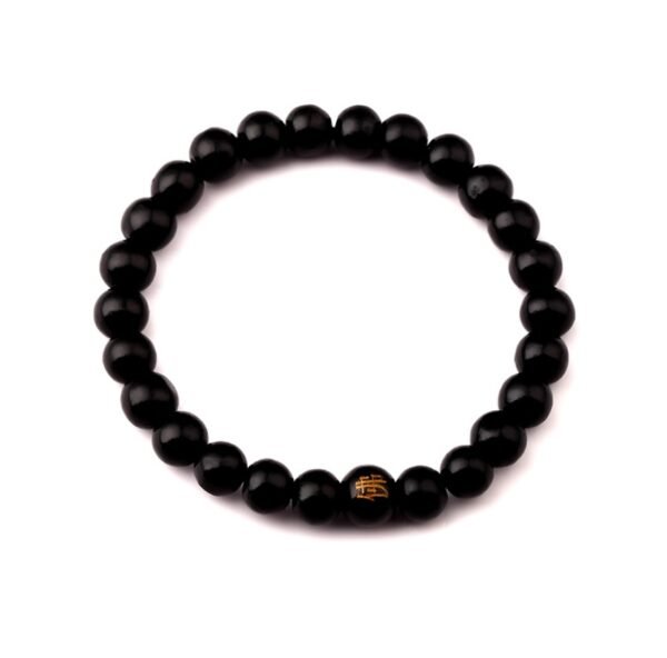 BuddhaArmband Holz Geschnitzte buddhistische Schriftzeichen – Bild 7