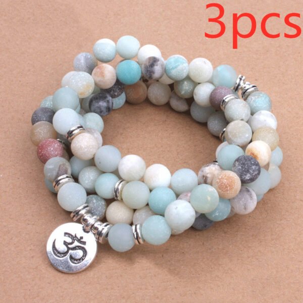 Buddha Armband Lotus beads bracelet – Bild 9