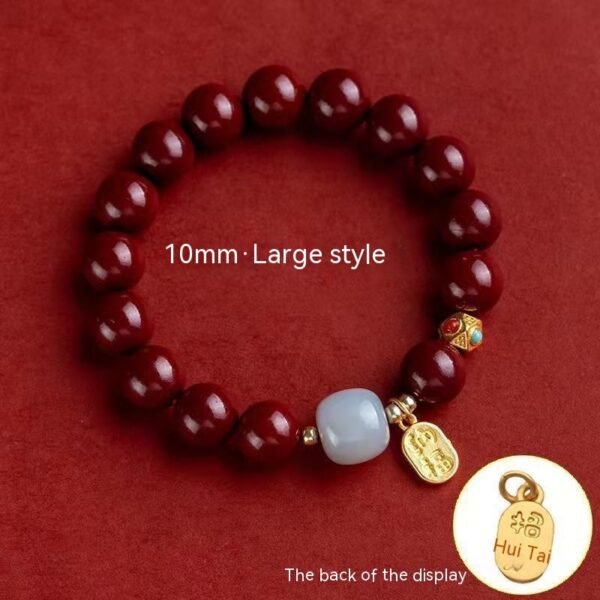 Buddha Armband Cinnabar-Armband, Herren- und Damenarmband, 2025, Jahr der Schlange – Bild 8