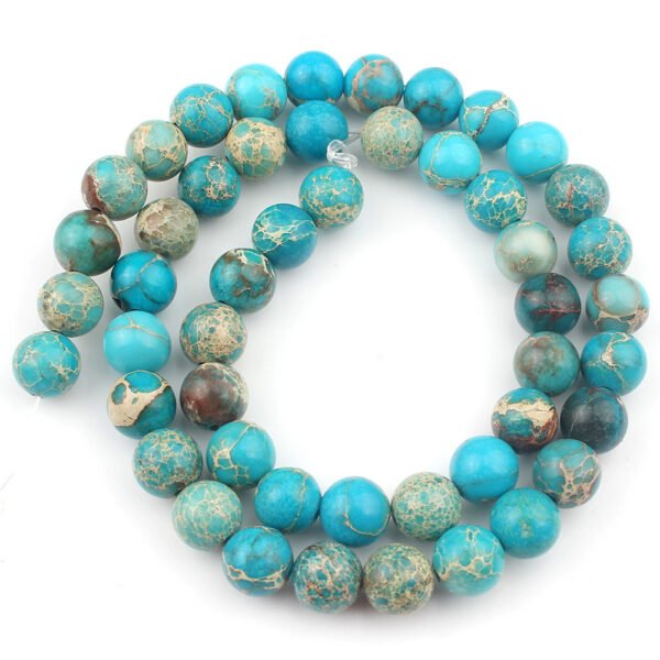 Buddha-Armband Edelstein grüner Kaiserstein lose Perlen gebrochene runde Perlen DIY handgefertigte Armbandperlen Halbzeuge