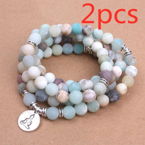 Buddha Armband Lotus beads bracelet – Bild 3