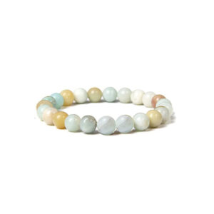 Achat Armband 8mm Tigerauge Stein Perlen Eisenerz Armband Yoga elastisch Männer und Frauen Outdoor
